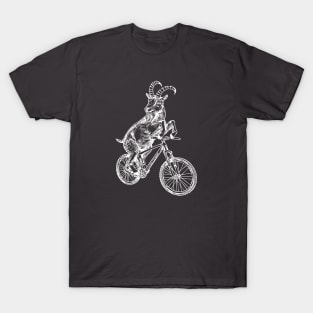 SEEMBO Goat Cycling Bicycle Bicycling Fun Biking Riding Bike T-Shirt